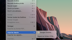 Comment importer son Historique et ses Mots de passe depuis Chrome vers Safari