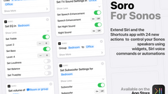 Soro : une App pour ajouter Siri et des Raccourcis sur les enceintes Sonos