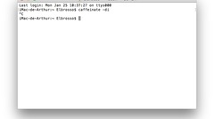 Astuce : désactiver temporairement la mise en veille d'OS X