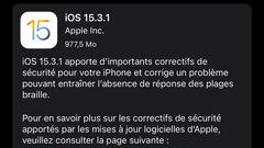 iOS 15.3.1, watchOS 8.4.2, macOS Monterey 12.2.1 : correctifs de sécurité, bug du Bluetooth...