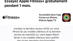 Apple propose un mois gratuit pour essayer Fitness+