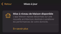 Le retour de la mise à jour HomeKit avec la beta d'iOS 16.4