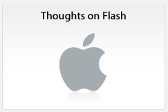 Steve Jobs expose ses griefs sur Flash