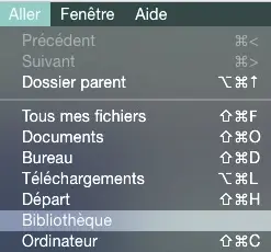 Astuce : comment afficher le dossier "Bibliothèque" sous Yosemite ?