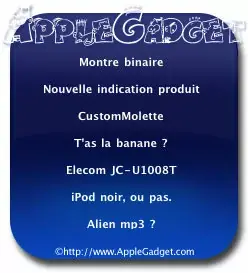 AppleGadget, le Widget !