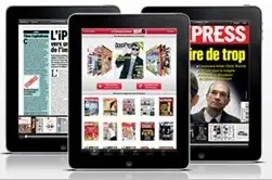 Un kiosque à journaux Apple sur iPad