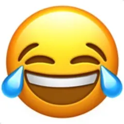 L'emoji qui pleure de rire est de loin le plus utilisé aux US selon Apple