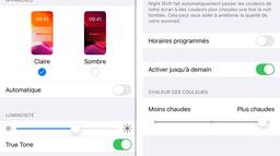 iPhone : les modes "Sombre" et "Night Shift" seraient-ils mauvais pour la santé ?