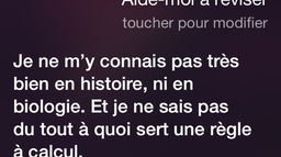 L'image du jour : Siri vous aide à réviser le #bac (ou pas)