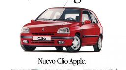 L'image du jour : il y a bien eu une "Renault Clio Apple" (livrée avec un PowerBook !)