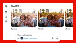 Adobe intègre désormais Photoshop, Express et Acrobat directement dans ChatGPT !