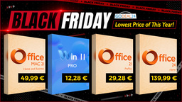Office Mac en licence perpétuelle à son prix le plus bas pour le Black Friday