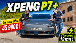 Essai XPeng P7+ : le luxe et la charge en 12mn à partir de 45 990€