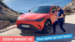 Essai Smart #3 Brabus : plus rapide qu'une Tesla et un look canon ! (vidéo)