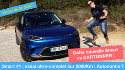 Essai Smart #1 : prix, recharge, autonomie sur autoroute...