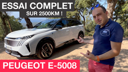 Essai Peugeot E 5008 électrique : 7 places à moins de 43 000€ !