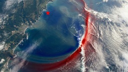 Un satellite capture la première image détaillée d'un tsunami géant depuis l'espace