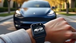 Vous allez pouvoir ouvrir votre Tesla avec votre Apple Watch !