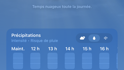 Une interface améliorée pour l'app Météo avec iOS 27