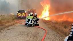Un pompier filme un incendie en Gironde avec ses Ray-Ban Meta