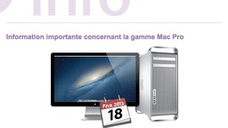 L'un des grossistes Apple annonce les Mac Pro pour le printemps prochain