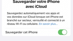Des sauvegardes iCloud en 4G/5G avec la beta 2 d'iOS 16