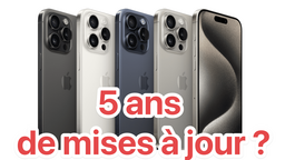 Apple offre-t-elle moins d'années de mises à jour que Samsung et Google ?