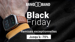 Jusqu'à -70% sur les bracelets Band-Band pour Apple Watch pour le Black Friday !