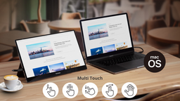 Les Mac gèrent le tactile multitouch des moniteurs ViewSonic TD