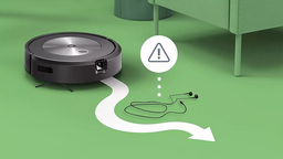 Le Roomba J7+, qui ne se prend pas dans les câbles, à son prix le plus bas !