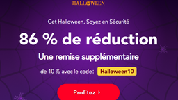 Encore quelques heures pour PureVPN à 1,19€/mois pour Halloween ! (+10 de réduction)