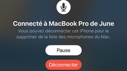 Comment utiliser un iPhone en tant que microphone sans fil sur Mac