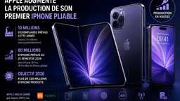 Apple veut vendre 10 millions d’iPhone pliables dès cette année