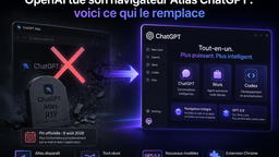 OpenAI tue son navigateur Atlas ChatGPT : voici ce qui le remplace