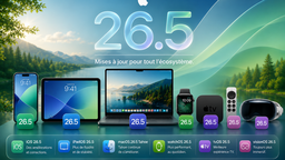 iOS 26.5, iPadOS 26.5, macOS 26.5 (et les autres) sont disponibles !