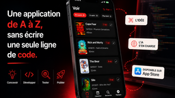 J'ai créé une application iPhone, disponible sur l’App Store, sans écrire une seule ligne de code !