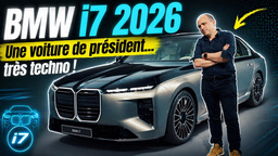 Inédit ! A bord de la luxueuse BMW i7 : un écran 8K et 700 km d'autonomie !