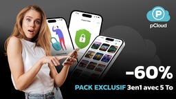 pCloud : -60% sur les offres Cloud 3en1 et tous les plans à vie individuels