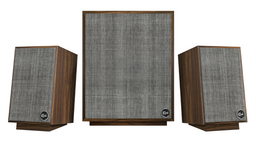 Test express du kit 2.1 Klipsch ProMedia Heritage : un look vintage et des basses pour 349€