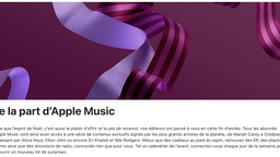 Apple Music propose un petit calendrier de l'avent