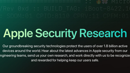Apple lance un site dédié pour les chercheurs en sécurité