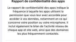 iOS 15.2 : rapport de confidentialité, fonctions d'urgence, Communication Safety (floutage des photos dans Messages)