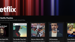 Spotify propose une page unique dédiée aux playlists et des podcasts des séries de Netflix