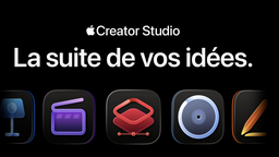 Creator Studio : Apple lance une suite pour les créateurs, dopée à l’IA