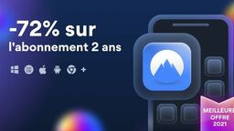 #CyberMonday NordVPN : 72% de réduction et 2,80€/mois !