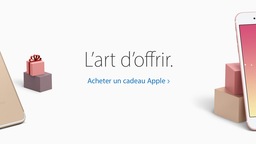 Apple présente sa liste d'idées cadeaux pour Noël