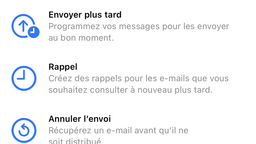 iOS 16 relooke enfin Mail (envoi différé, annulation, rappel...)