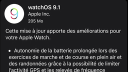 watchOS 9.1 permet de télécharger de la musique sans être en charge