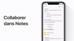 Apple revient en vidéo sur le partage de Notes (iPhone, iPad et iPod touch)