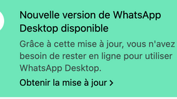 WhatsApp Desktop fonctionne "presque" sans iPhone